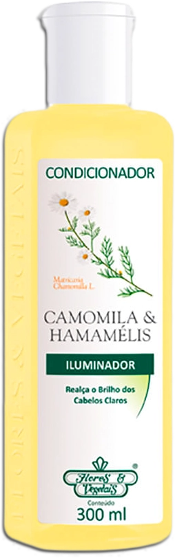 Condicionador Flores e Vegetais 300ml Camomila e Hamamelis