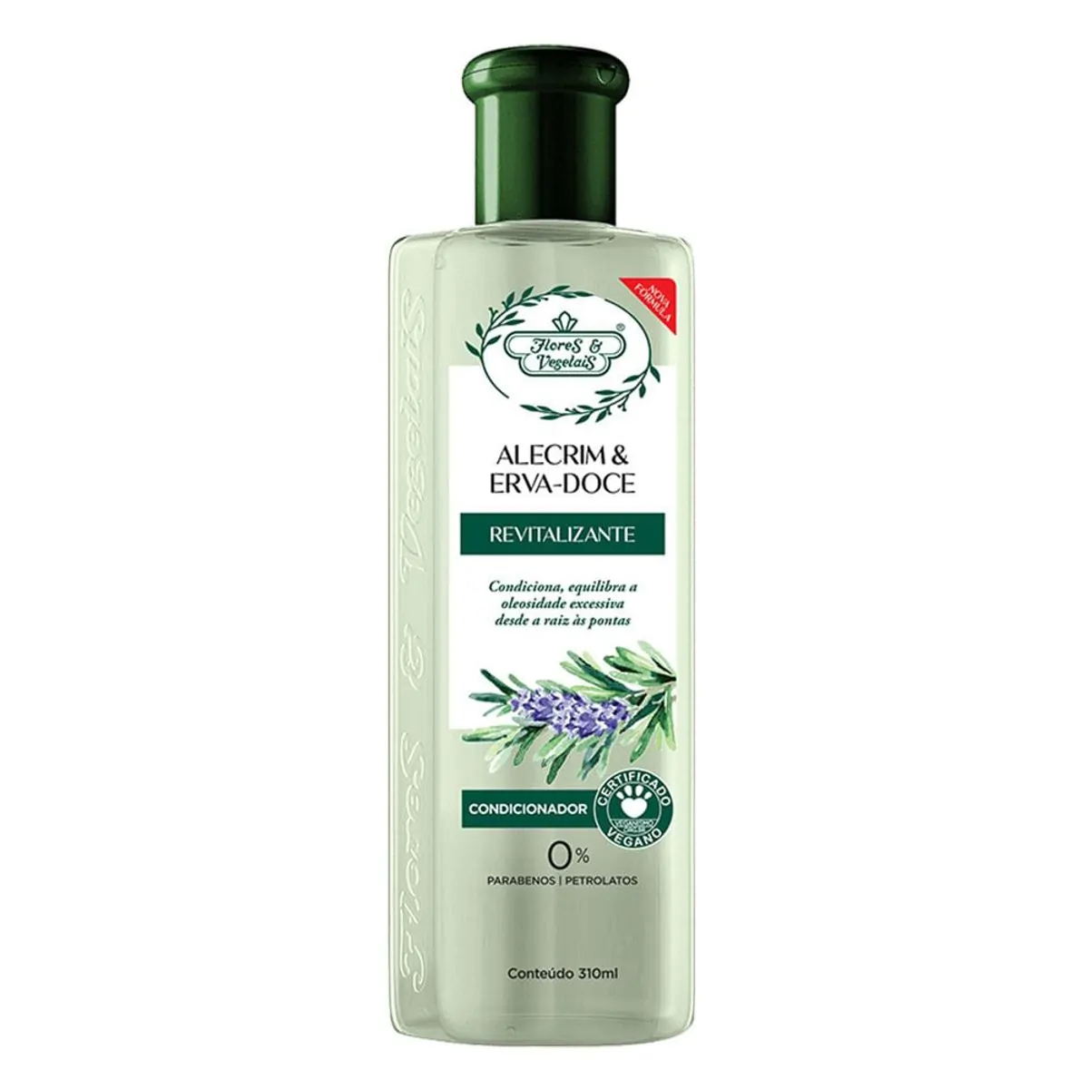 Condicionador Revitalizante Flores Vegetais Frasco 300ml