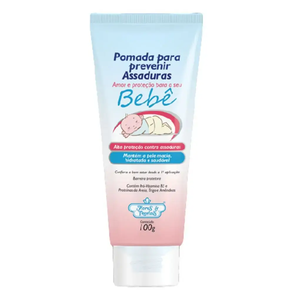 Creme P/assadura Bebe Flores Vegetais 100g