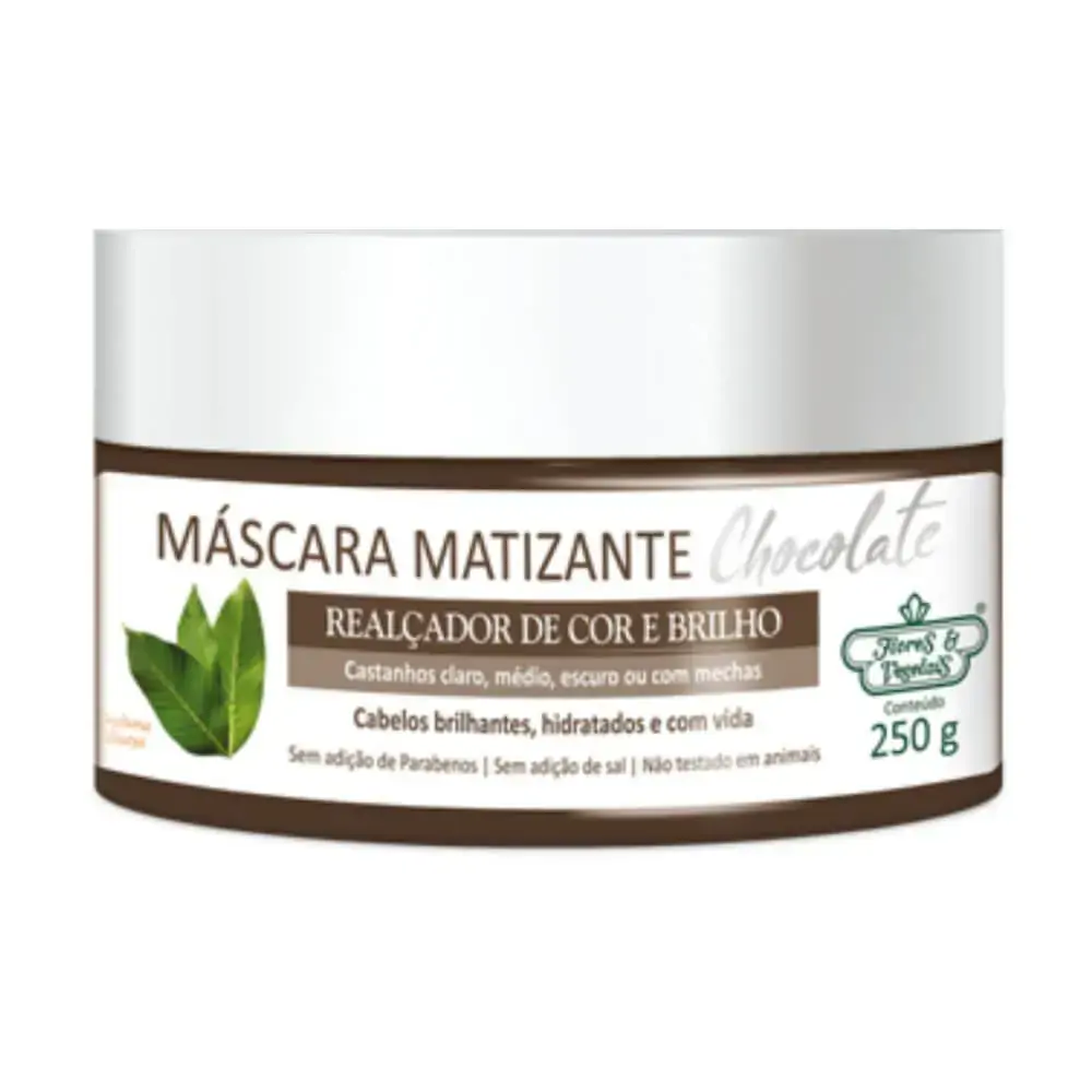Mascara Flores Vegetais 250g Matizante Chocolate
