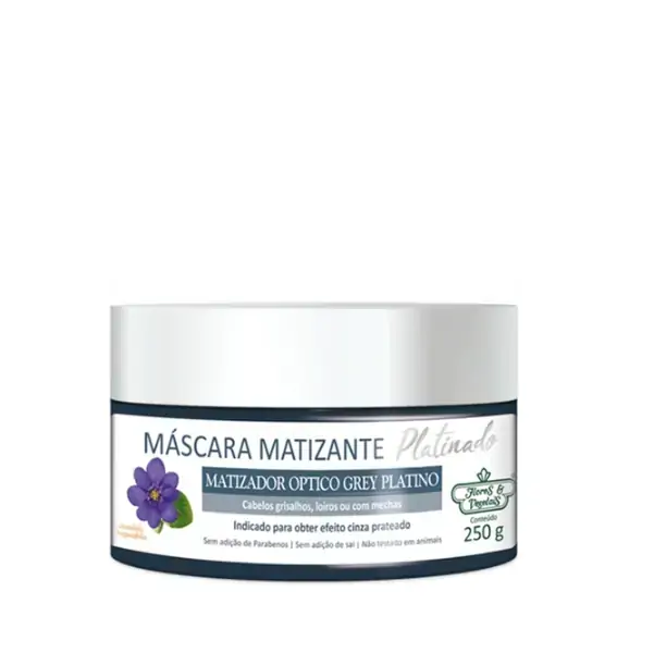 Mascara Flores Vegetais 250g Matizante Platinado