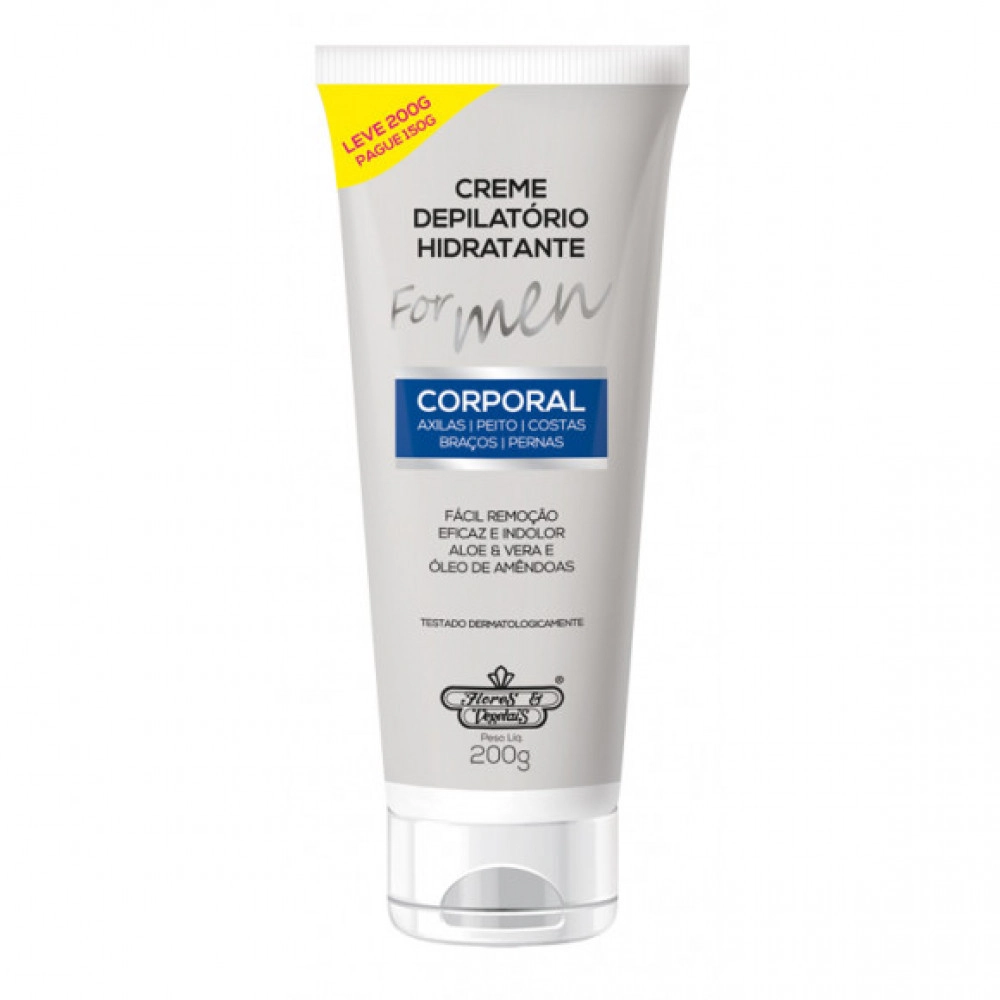 Creme Depilatorio Flores E Vegetais Men 150g
