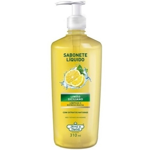Flores E Vegetais Sabonete Liq 310ml Limão Siciliano