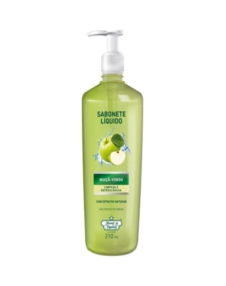 Flores E Vegetais Sabonete Liq 310ml Maçã Verde