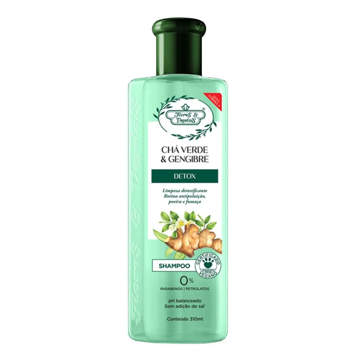Shampoo Flores Vegetais 310ml Detox Capilar