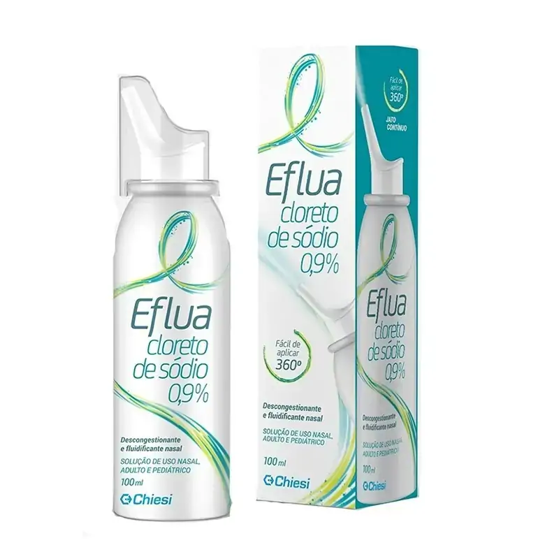 Eflua Spray 0,9 Chiesi Caixa 100ml