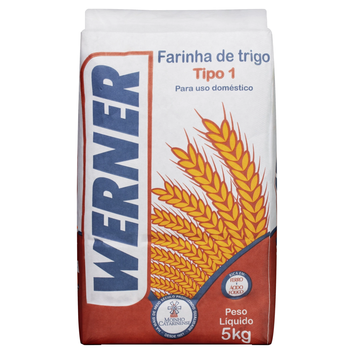 Farinha De Trigo Tipo 1 Werner Pacote 5kg