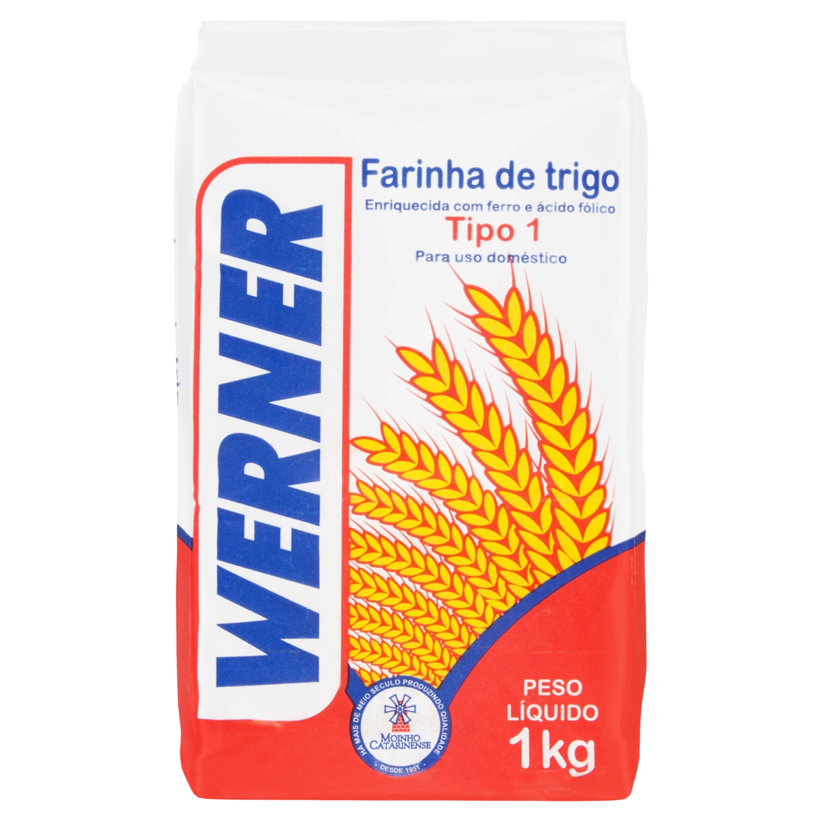 Farinha De Trigo Tipo 1 Werner Pacote 1kg