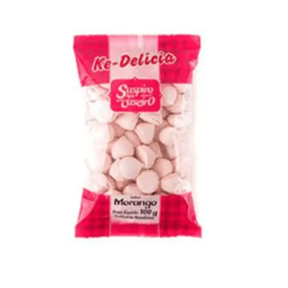 Suspiro Ki Delicia Morango 100g