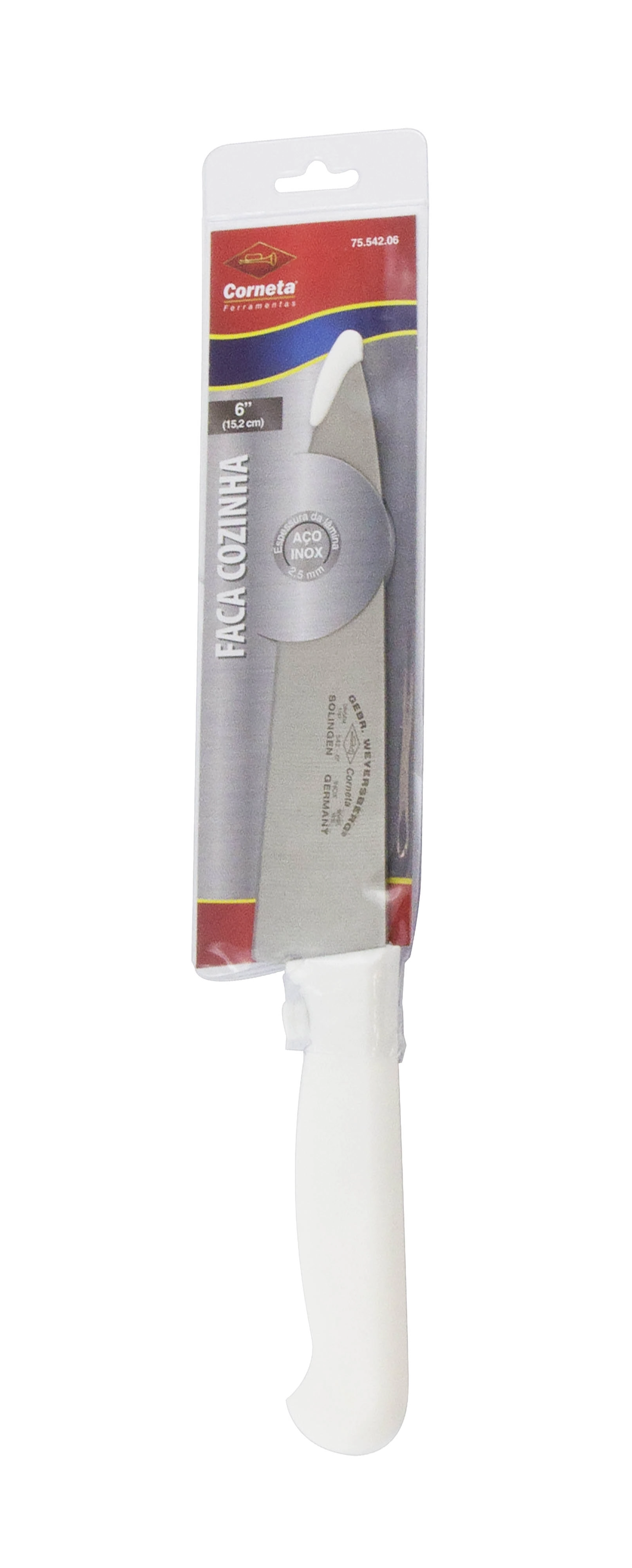 Faca Cozinha 6 Cb Br Trad