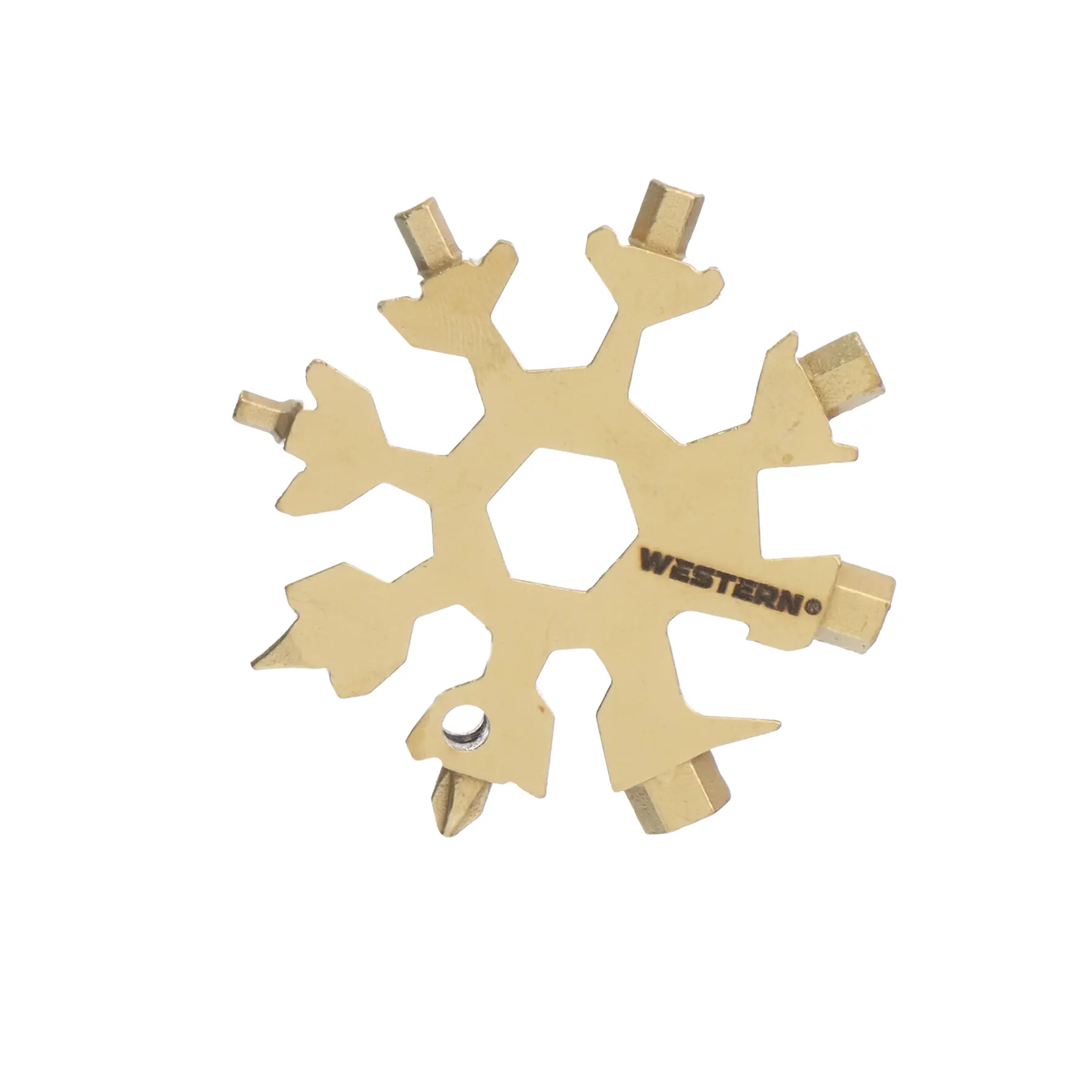 Chave Multifuncional 18 em 1 Floco Neve 62x8x62mm Western