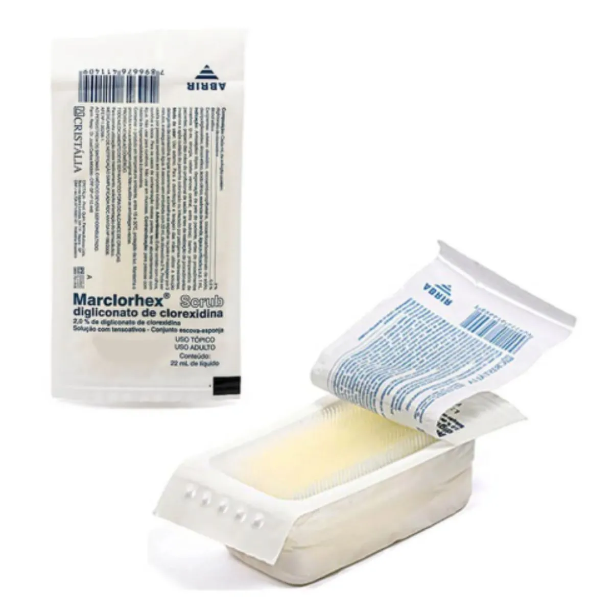 Escova com Clorexidina 2% Degermante com Tensoativos 22mL MARCLORHEX - Cristalia