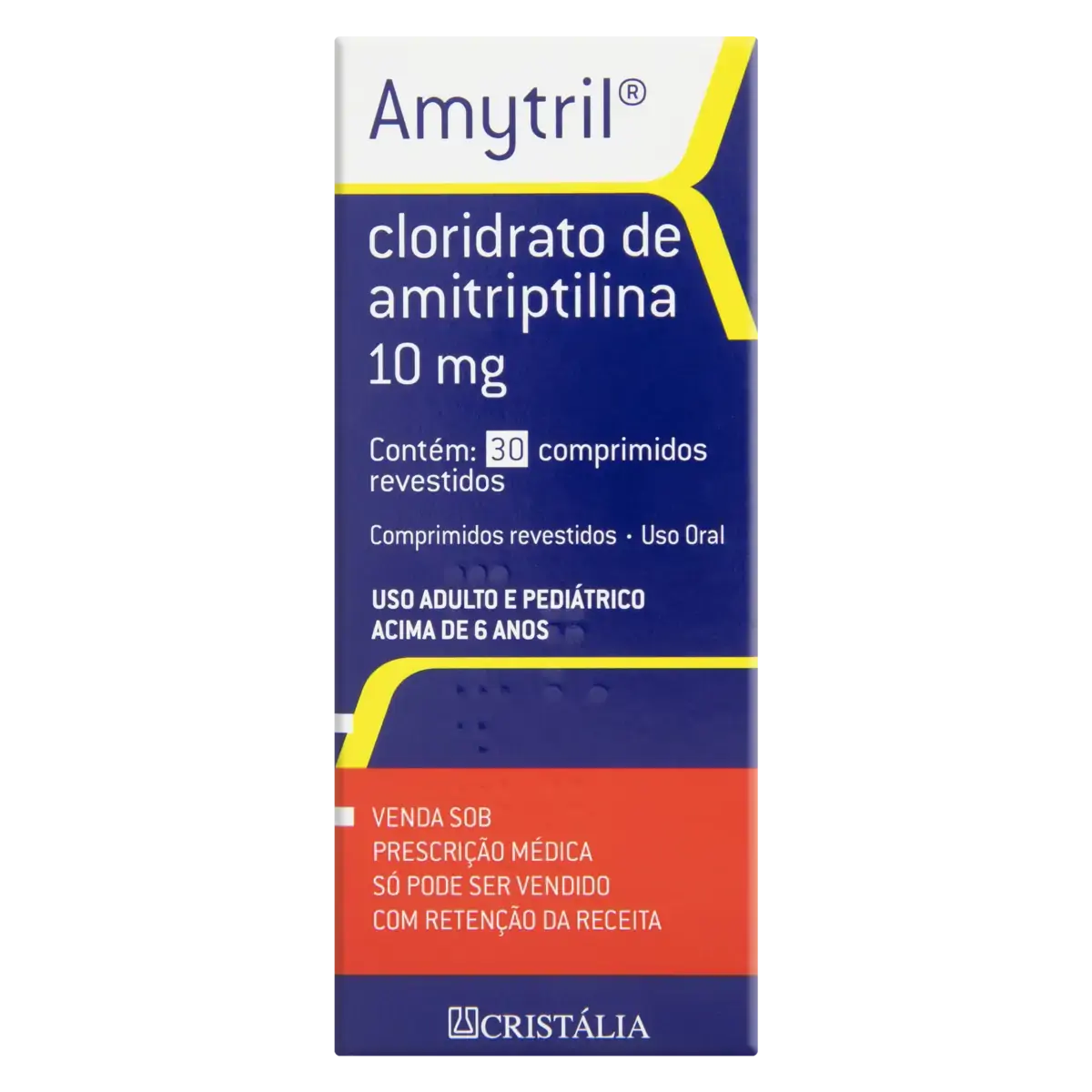 Amytril 10mg Supera Caixa 30 Comprimidos Revestidos
