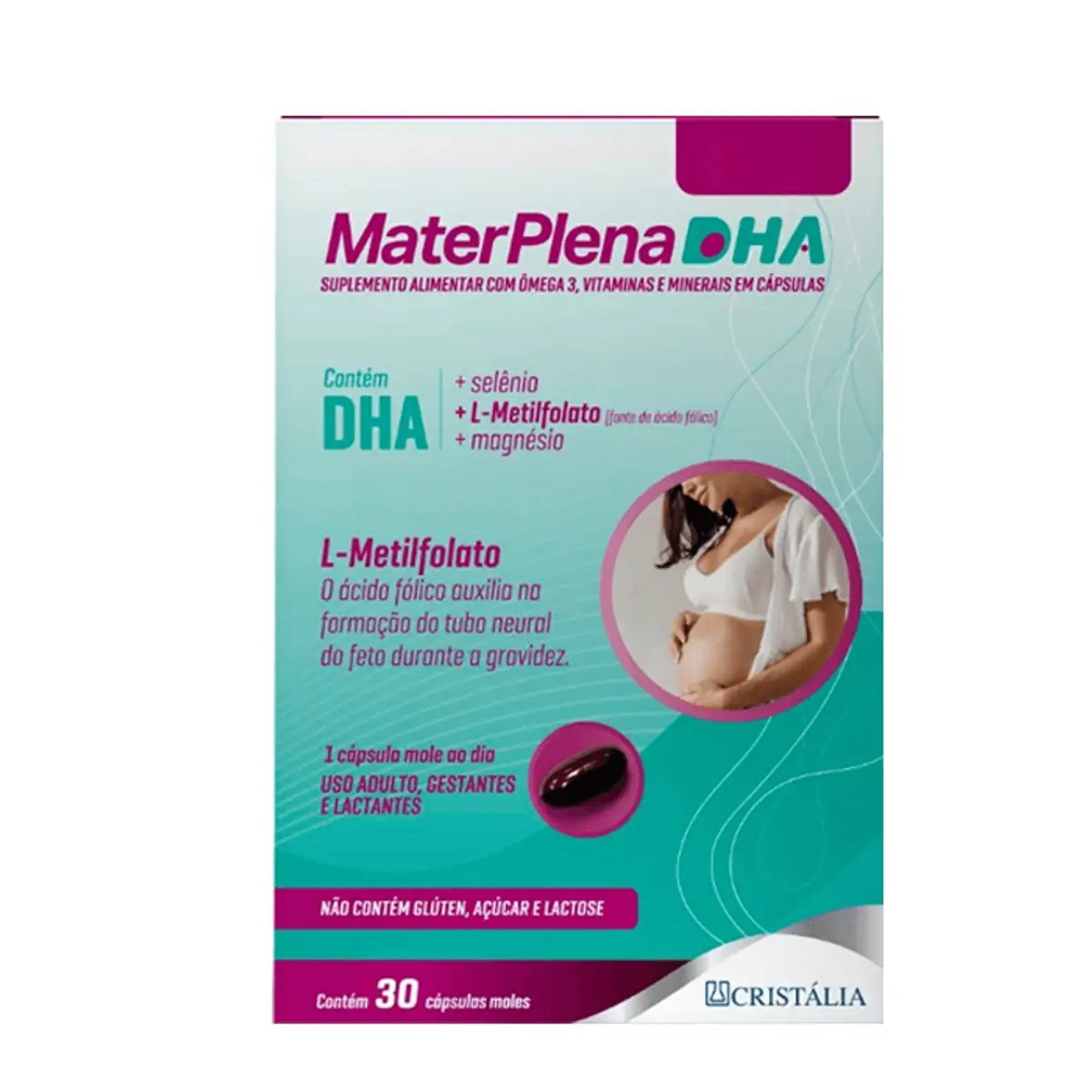 Materplena Dha 30caps Cristalia