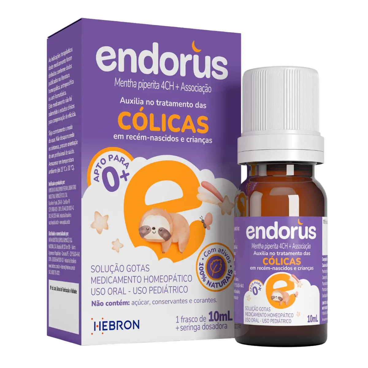Anti Cólica Endorus 10ml Seringa Dosadora
