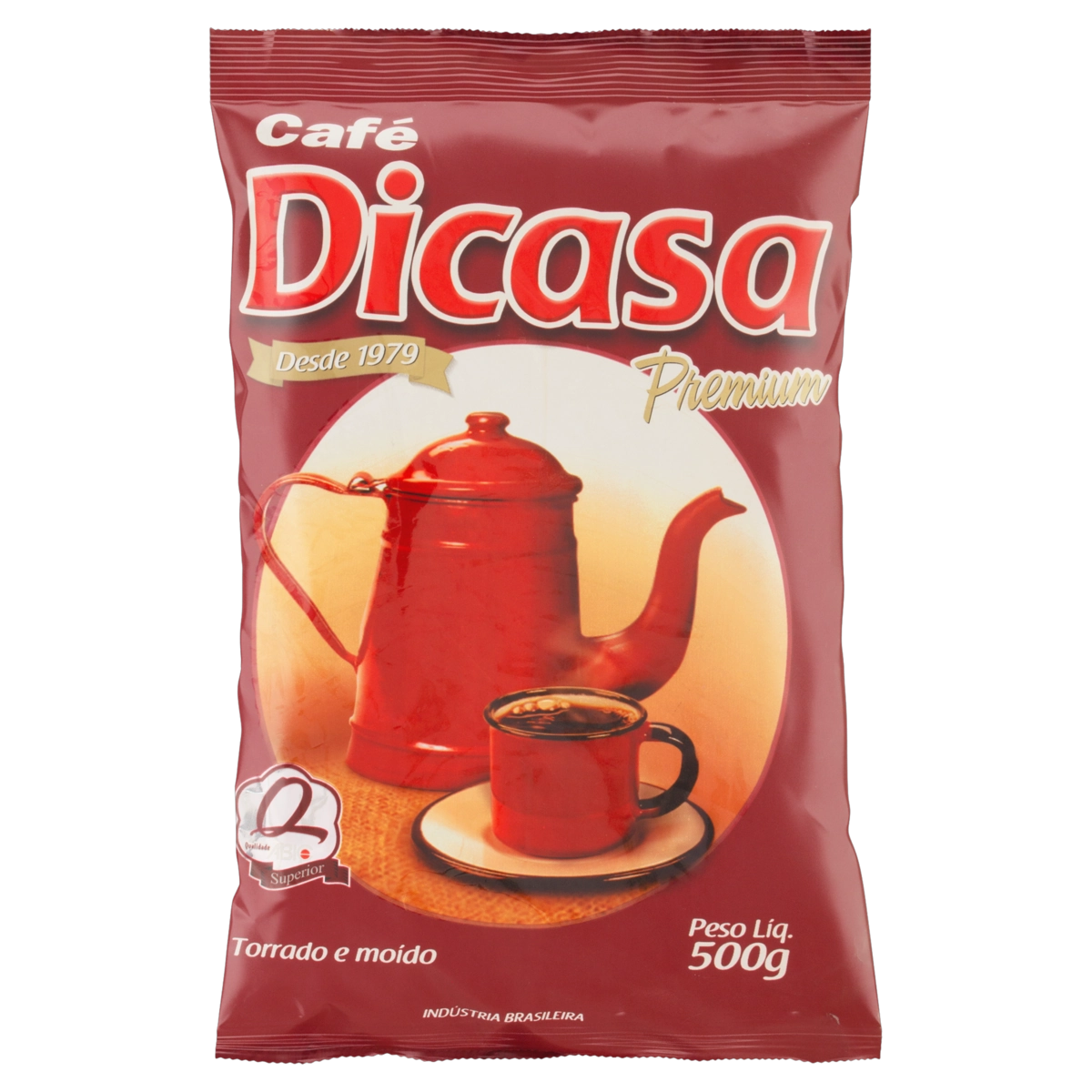 Café Torrado E Moído Dicasa Premium Pacote 500g