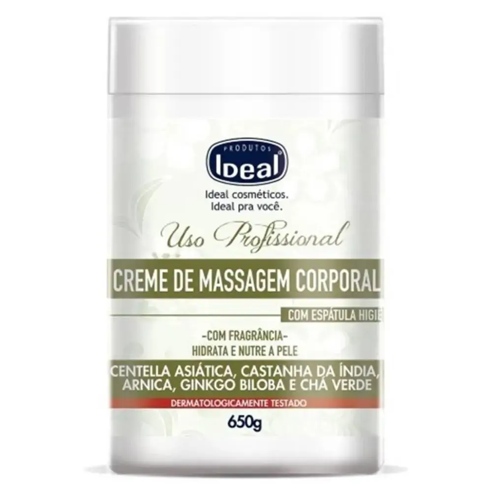Creme Massagem Corporal Ideal Com Fragrância 650g