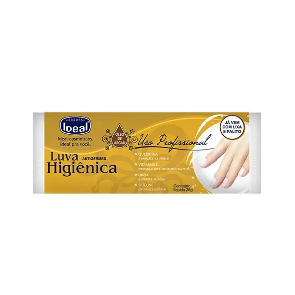 Ideal Prof Luva Higien Desc C/1 Argan
