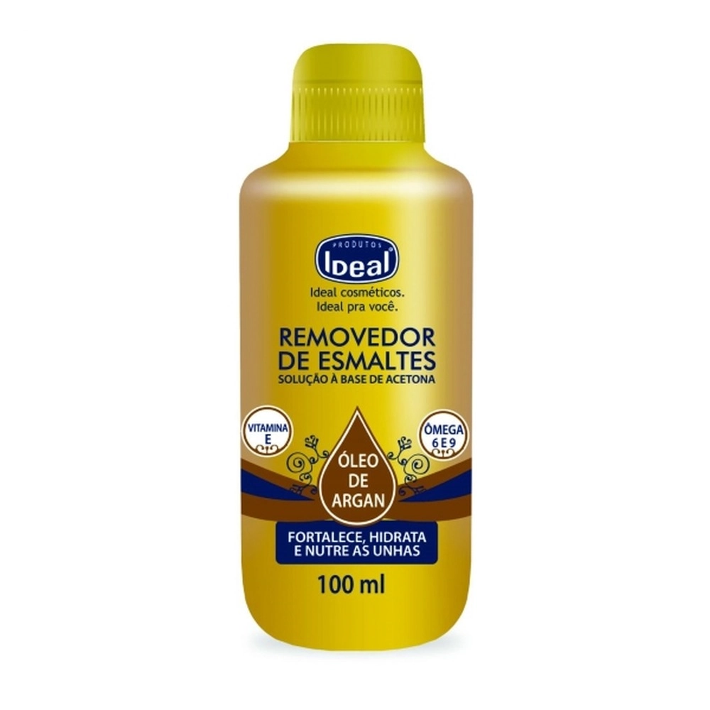 Removedor De Esmalte óleo De Argan 100g Ideal Cosméticos