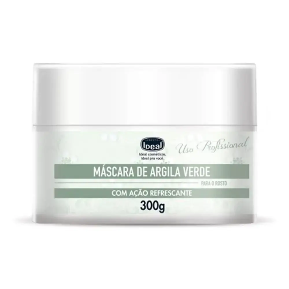 Máscara De Argila Verde Facial Ideal