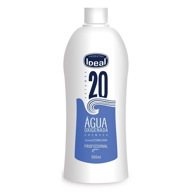 Agua Oxigenada 900ml Ideal Cosméticos