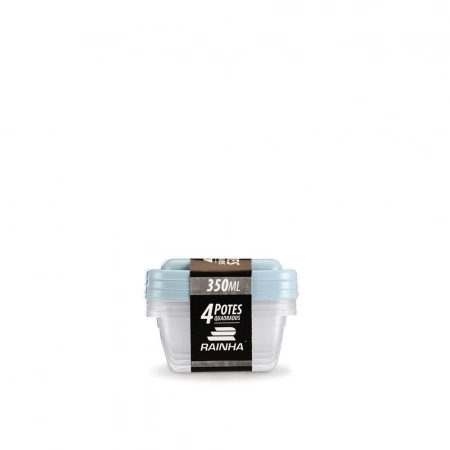 Tapue De Plastico C Quatro Potes