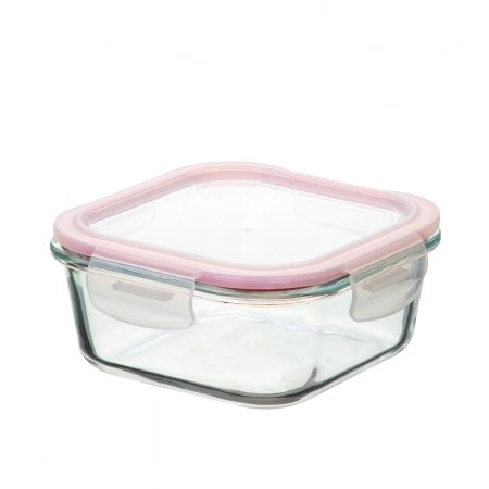 Pote De Vidro Quadrado Borossilicato 800 Ml 517