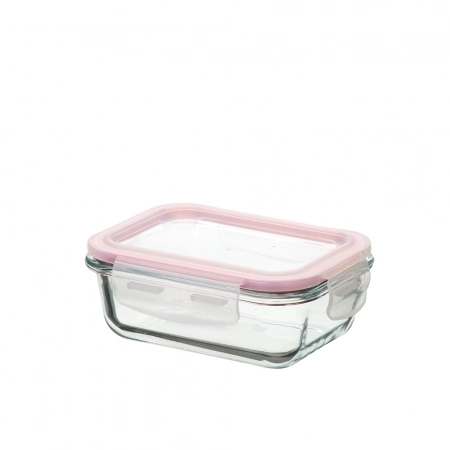 Pote Vidro Rainha 400ml Retang Borossilicato