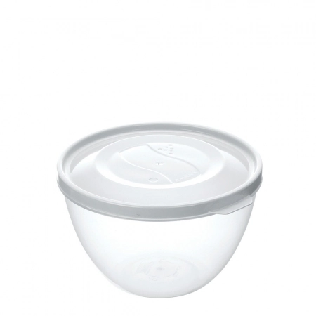 Bowl Pequeno C Tampa Hermetica 800 Ml Transparente