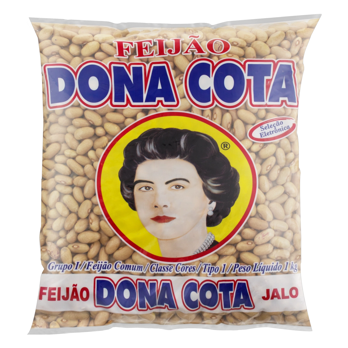 Feijão Jalo Tipo 1 Dona Cota Pacote 1kg