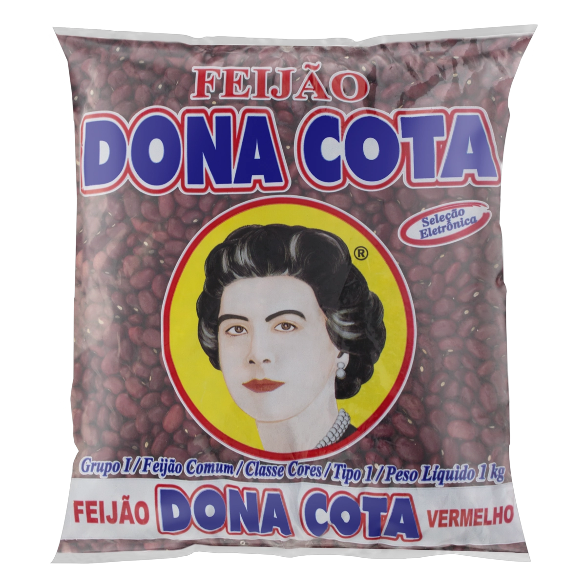 Feijão Vermelho Tipo 1 Dona Cota Pacote 1kg