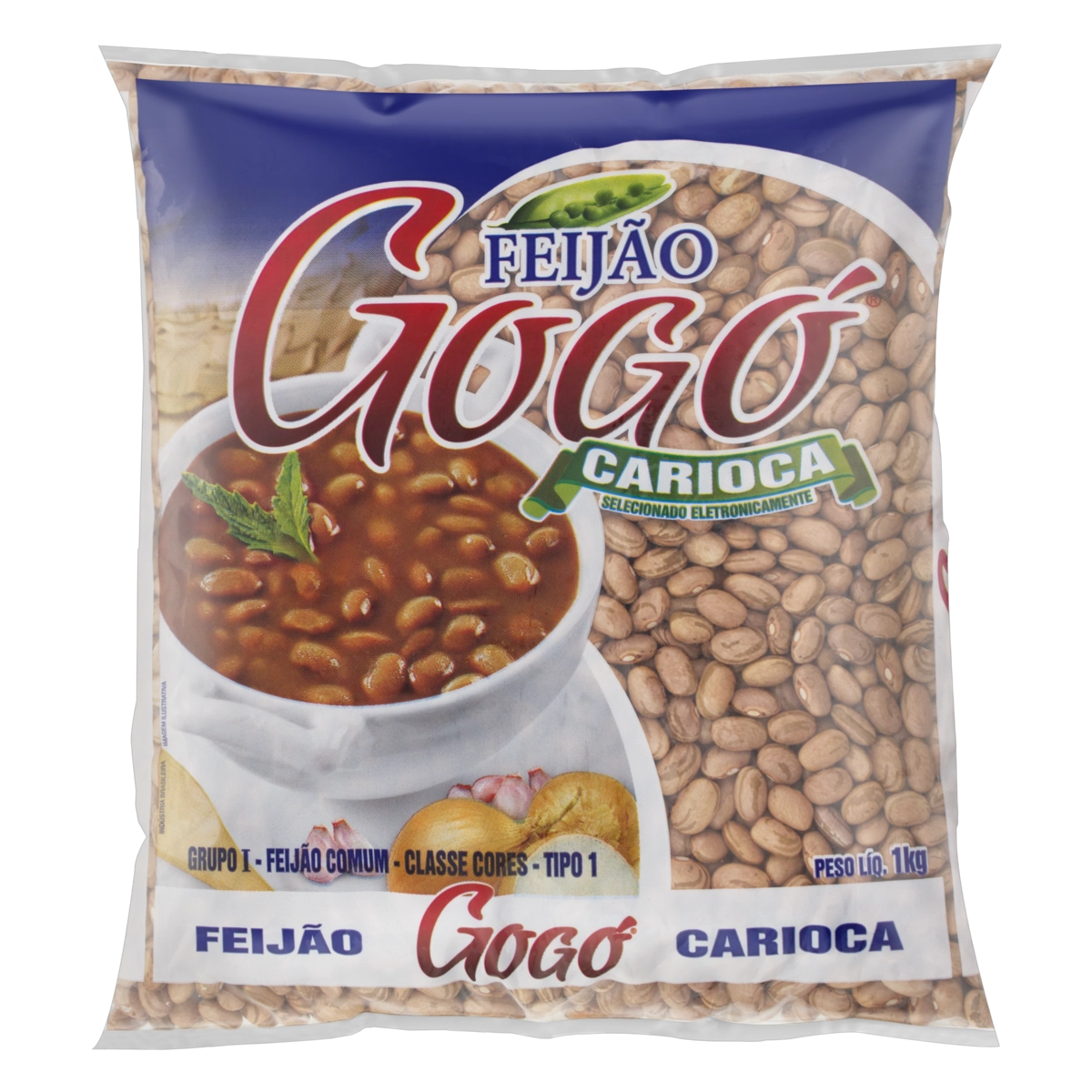 Feijão Carioca Tipo 1 Gogó Pacote 1kg