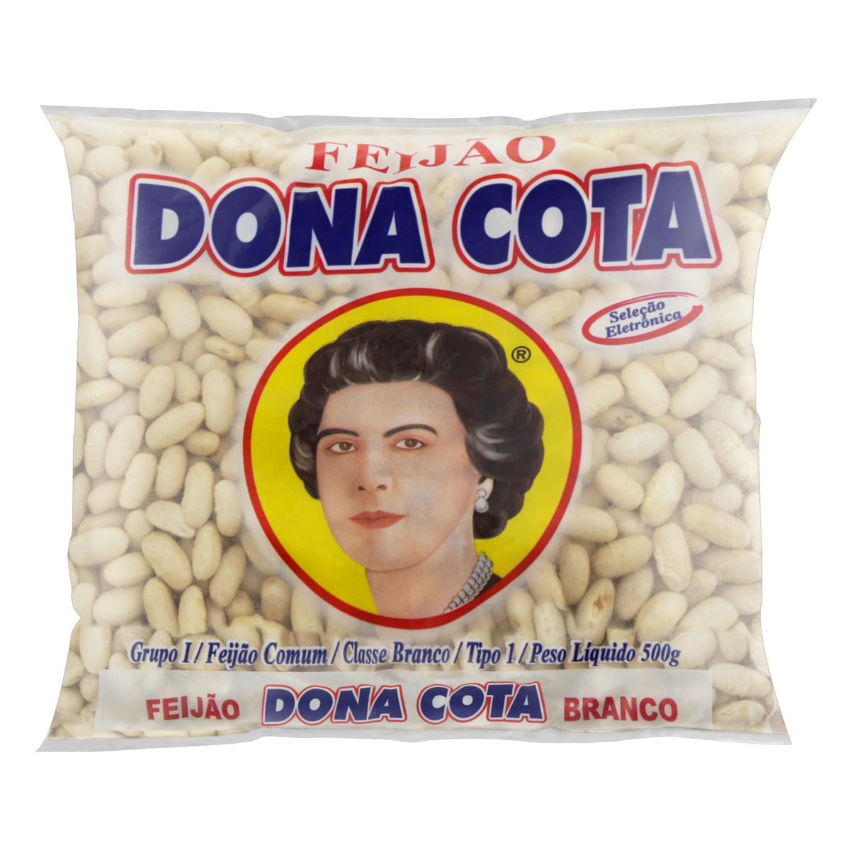 Feijão Branco Tipo 1 Dona Cota Pacote 500g
