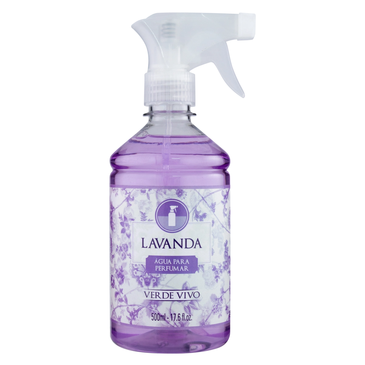 água Para Perfumar Lavanda Verde Vivo Frasco 500ml