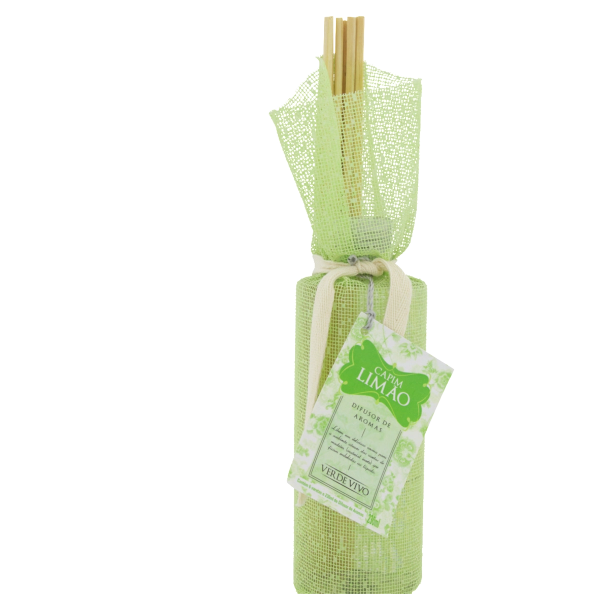 Difusor De Aromas Capim Limão Verde Vivo 230ml