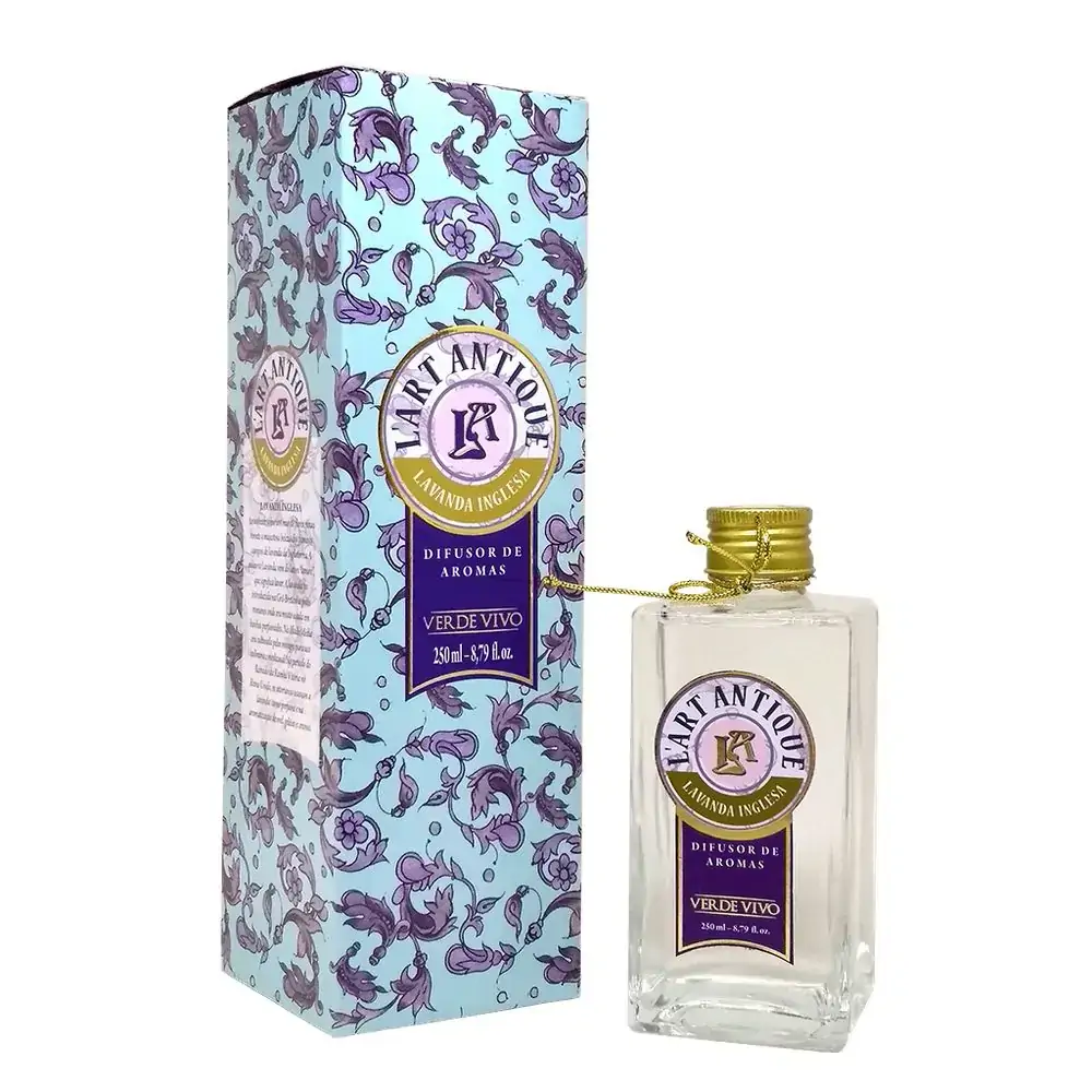 Difusor Aromas Lart Antique Lavanda Inglesa 250ml Amazonia Natural