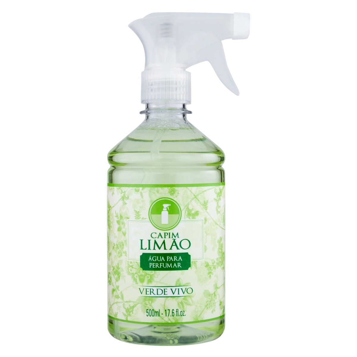 água Para Perfumar Capim Limão Verde Vivo Frasco 500ml