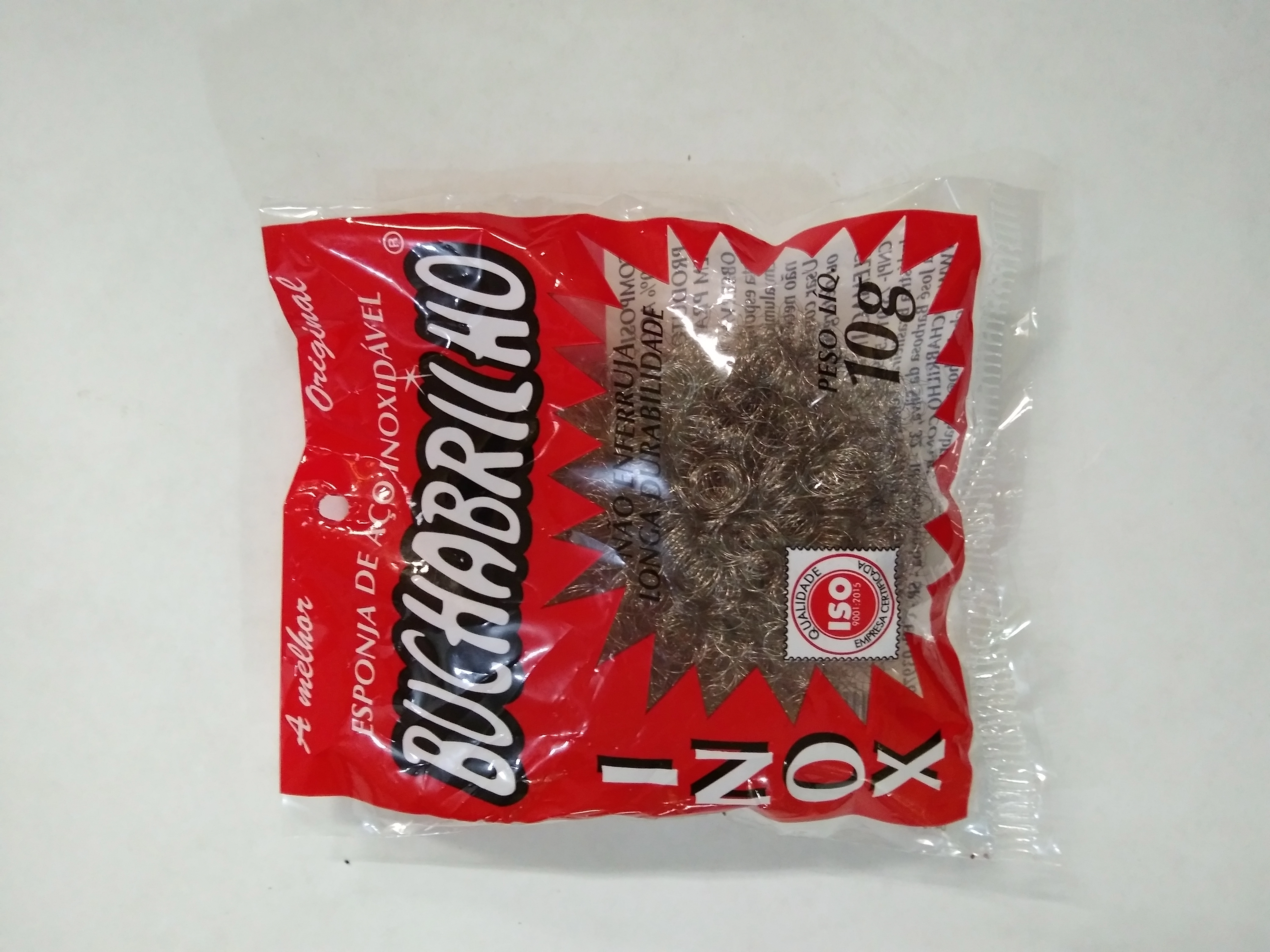 Esponja Buchabrilho Inox 10 Gr