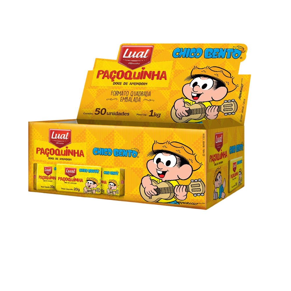 Pacoquinha Lual Quad.chico Bento 1kg