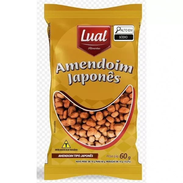 Amendoim Japones Lual 70 G