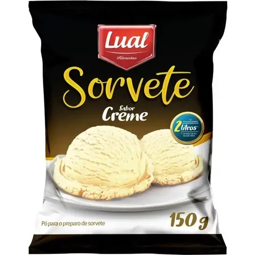 Po Sorvete Lual 150g Creme