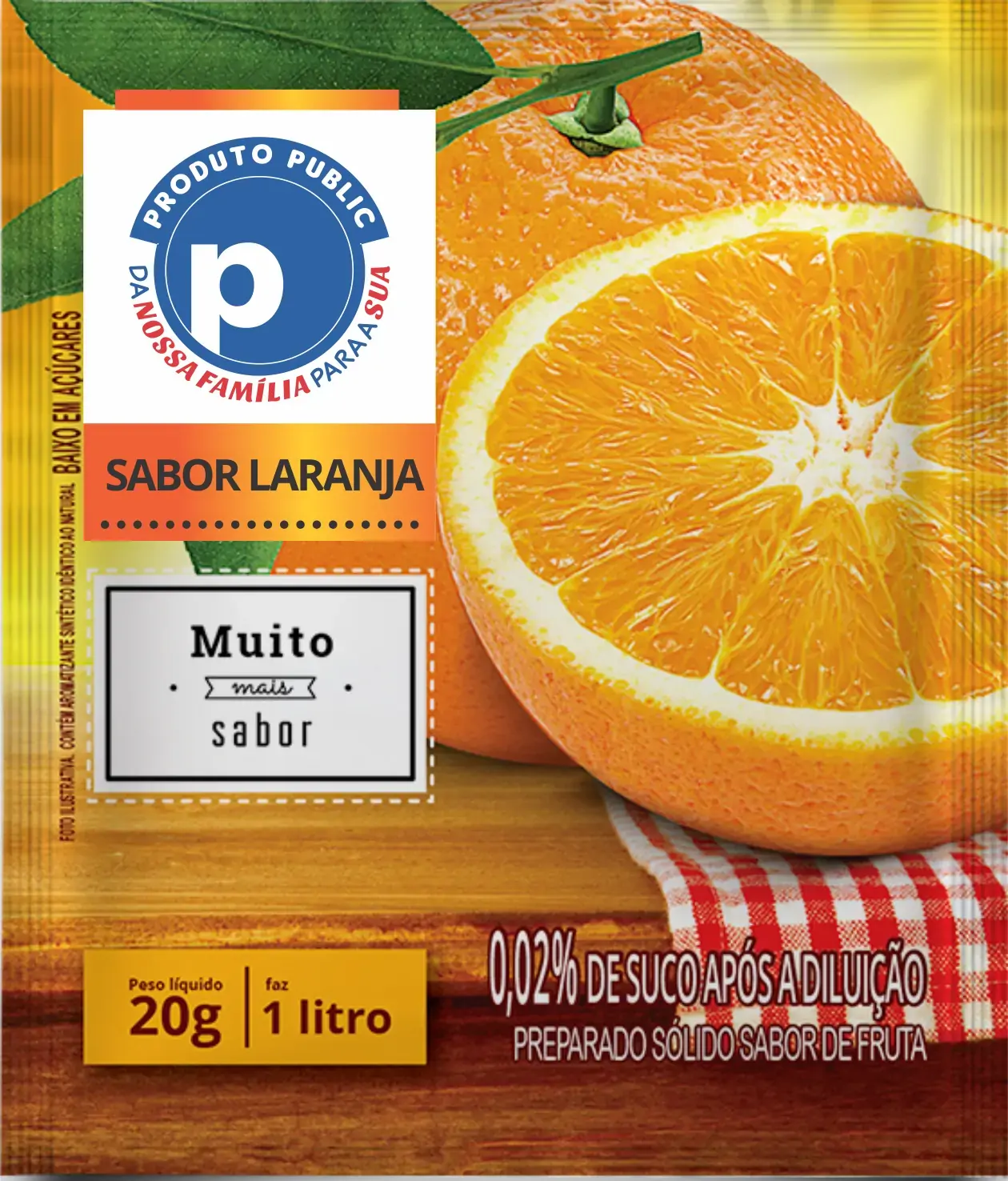 Refresco Po Public 20g Laranja