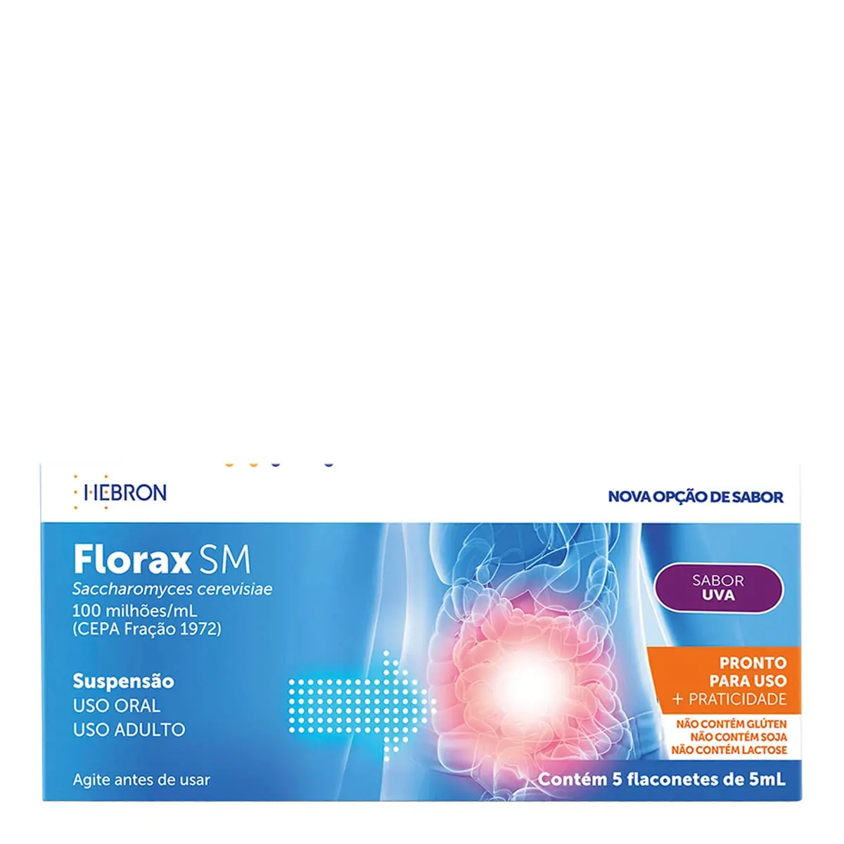 Florax Sm Sus Oral Cx 5 Flac X 5ml Adu Sb Uva