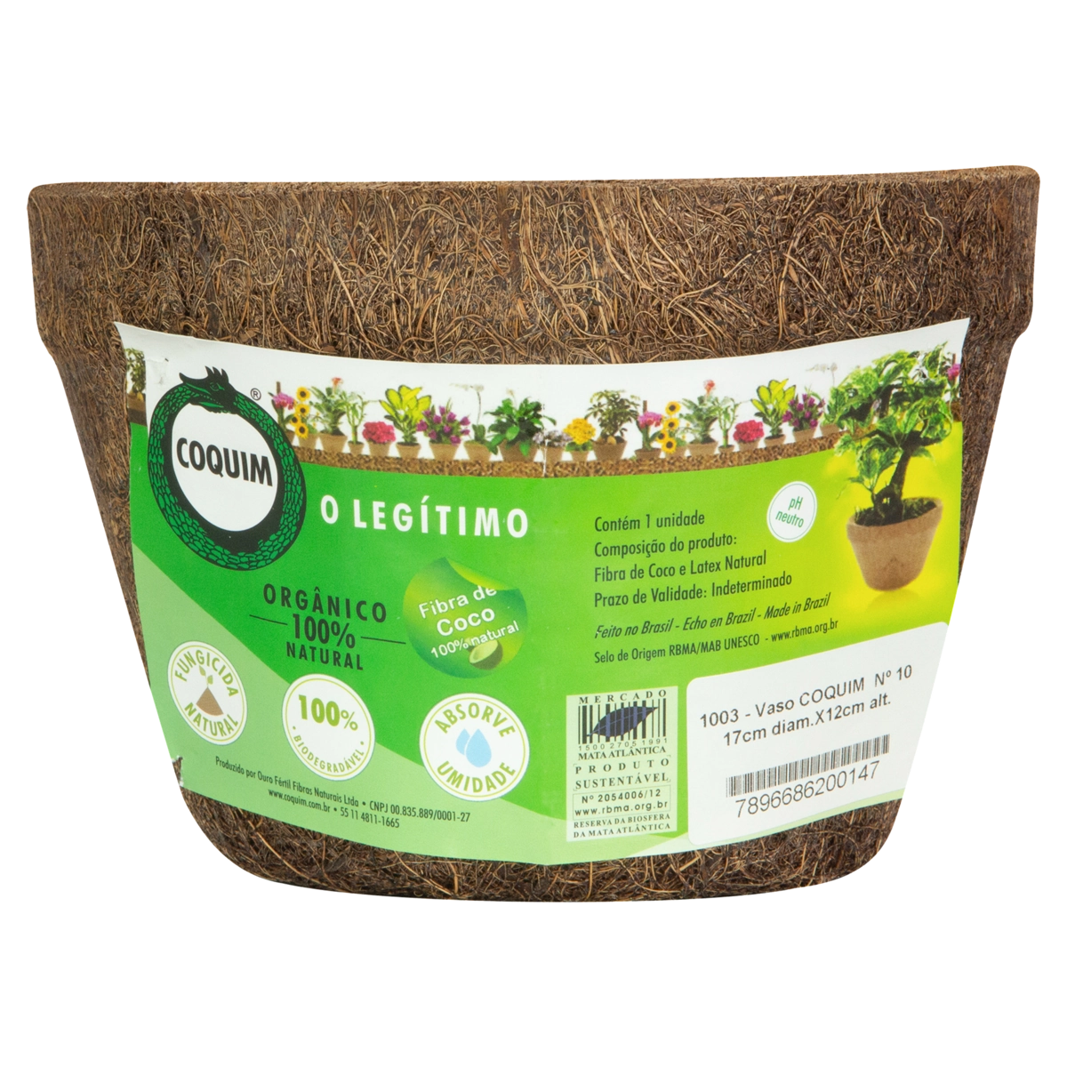 Vaso de Fibra de Coco Nº 10 - Coquim