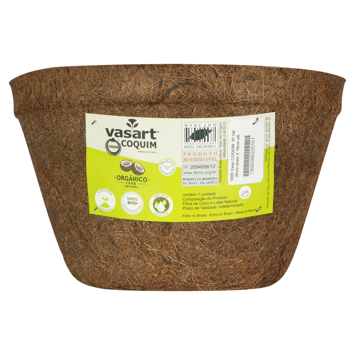 Vaso de Fibra de Coco Nº 14 - Coquim