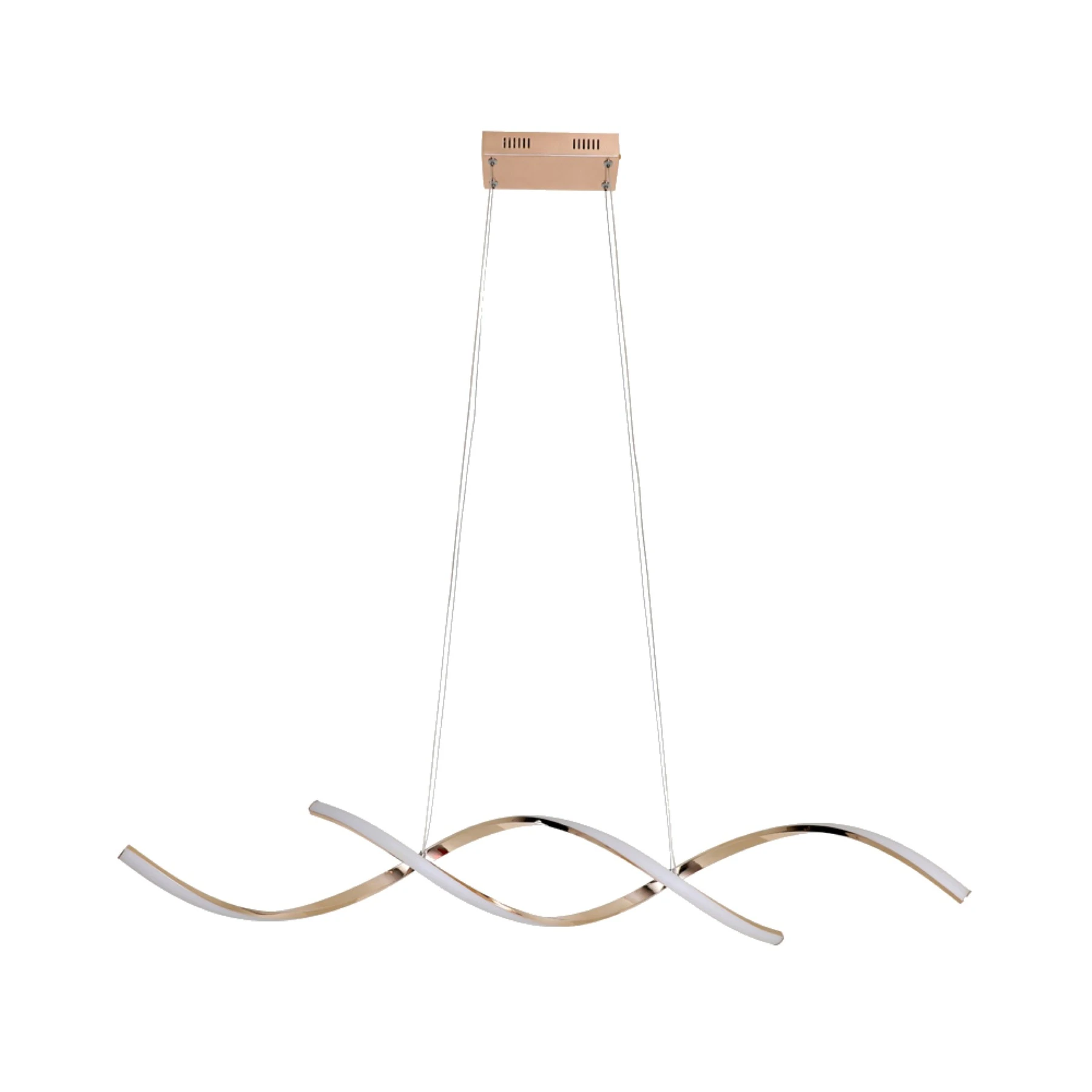 Pendente Cilindro Com LED Alumínio Dourado LP-201D Nitrolux
