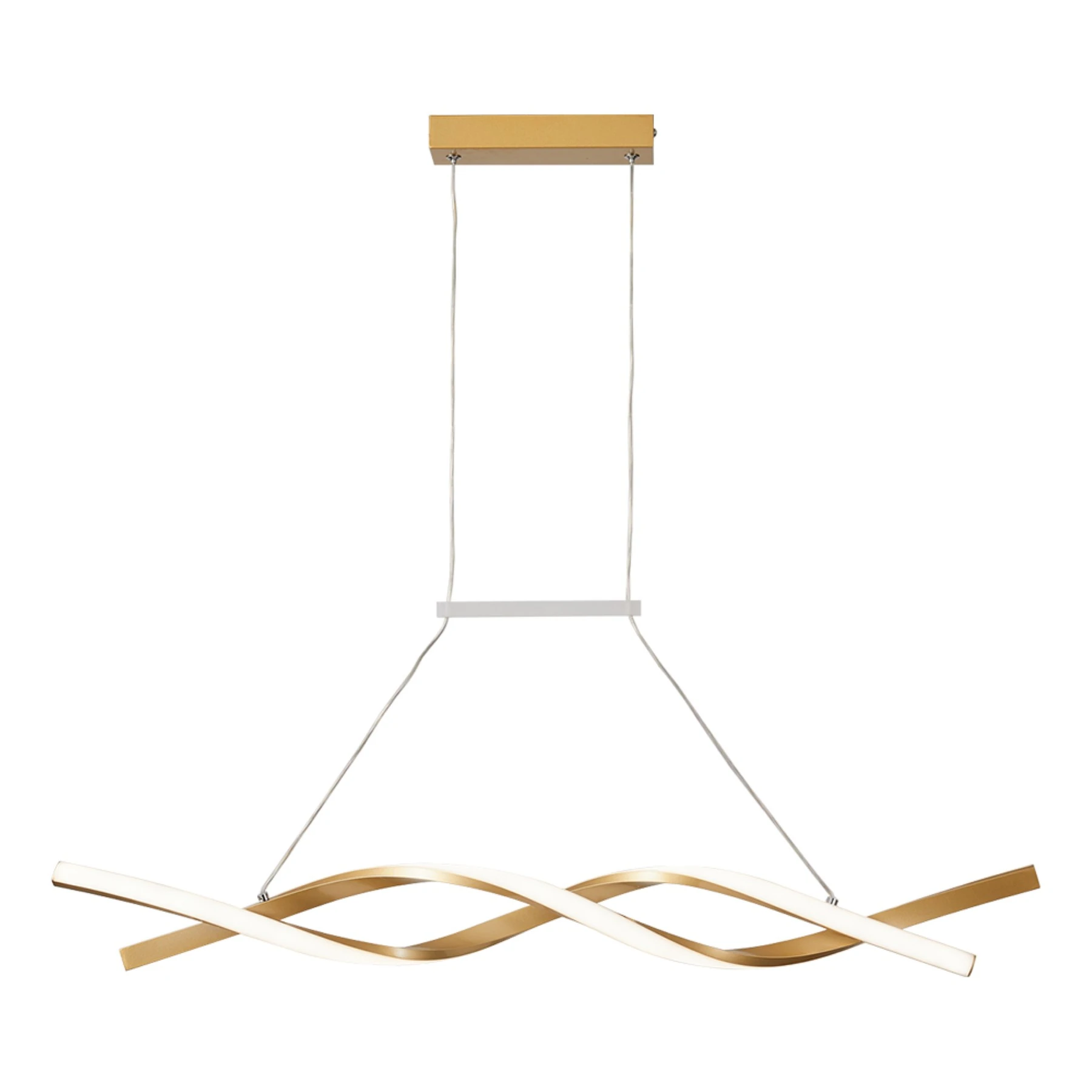 Pendente Linear Com LED Alumínio Ouro LP-202D Nitrolux