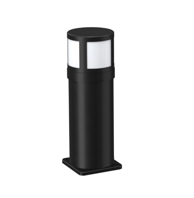 Poste Balizador Jardim Preto 30cm Ip65 Led 8w 3000k Bivolt 15760-pl