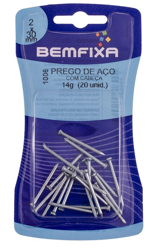 Prego Aco C/c 2,0 X 30mm Bemfixa