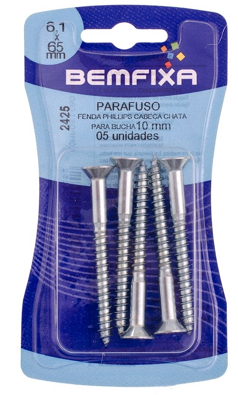 Paraf P/bucha 10mm 6,1 X 65mm 2425